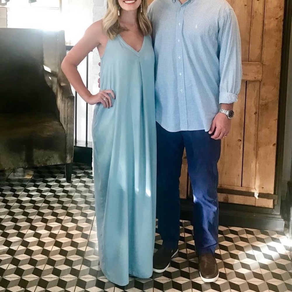 Lovestitch Light Blue Maxi Dress